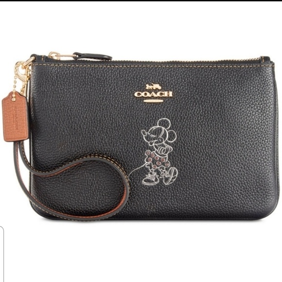 Coach Handbags - Coach Wristlet Disney Minnie Mouse Wristlet